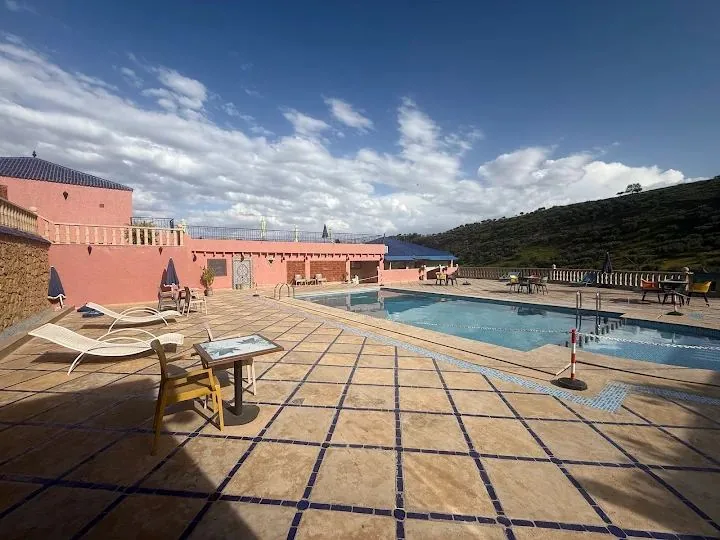 Piscine panoramique de l'Auberge Amazigh